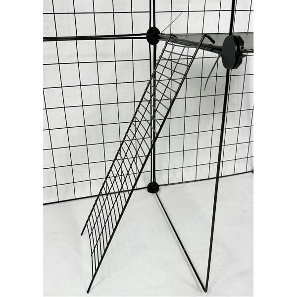 Gr8 Home Large 4 Tier Cat Cage Playpen Enclosure Pet Kitten Kennel Metal Wire Crate Box