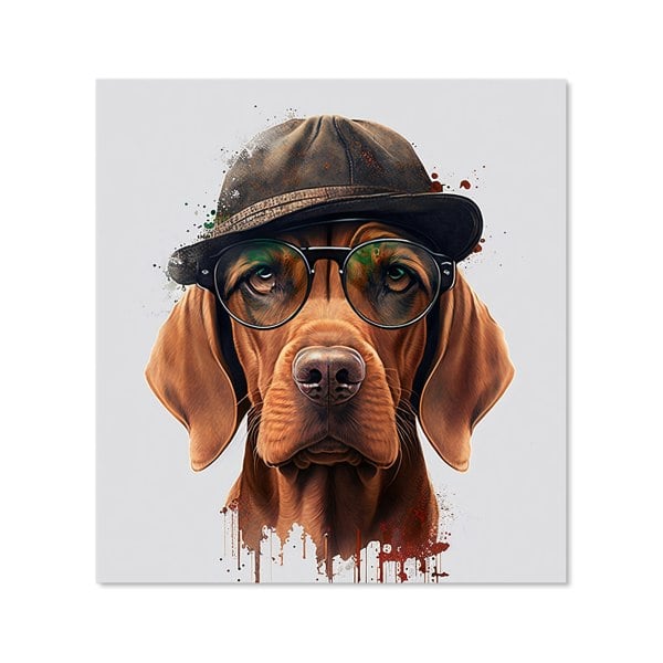 Warren Reed - Designer Hungarian Vizsla Dog Splashart Kitchen Splashback