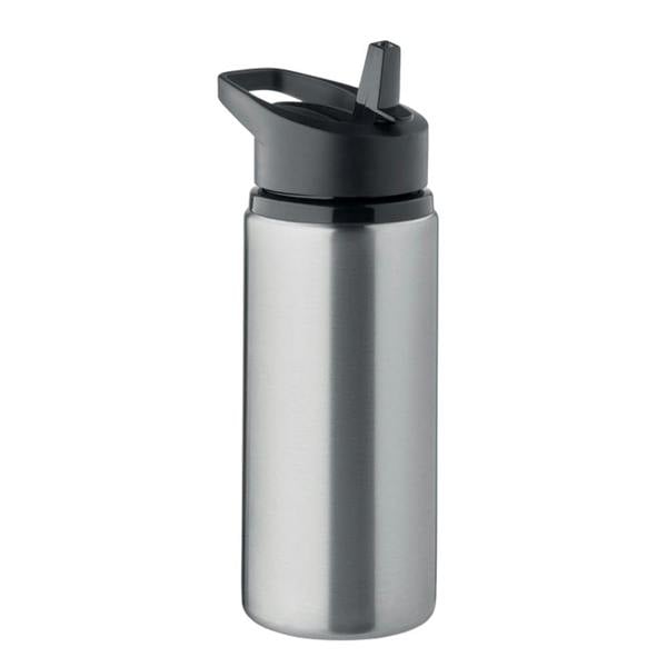 MidOcean Spot Single Wall 500ml Water Bottle - Matt Silver - 