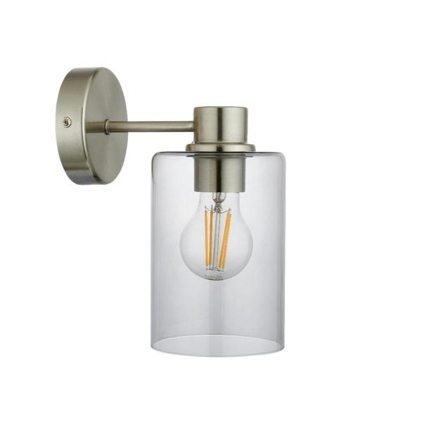 Pagazzi Lighting Kingsholm Brushed Satin Nickel Wall Light