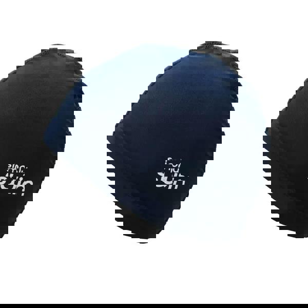 Navy blue Simply Swim Junior solid colours swim cap with logo