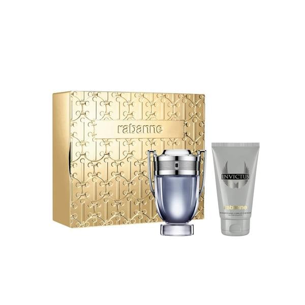 Paco Rabanne Invictus Gift Set: Eau de Toilette 100ml + Shower Gel 100ml