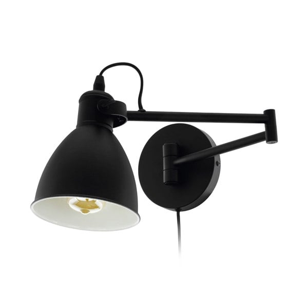 EGLO San Peri Adjustable Black Steel Wall Light
