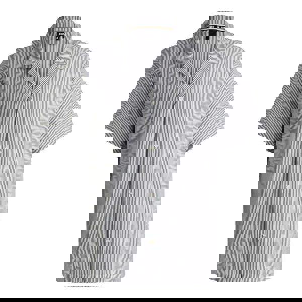 Boss Mens Velvetfish Stripe Beach Shirt - Navy - 