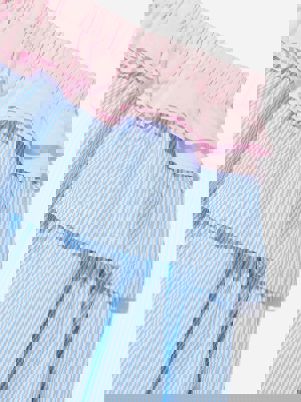 MSGM Girls Poplin Skirt in Blue