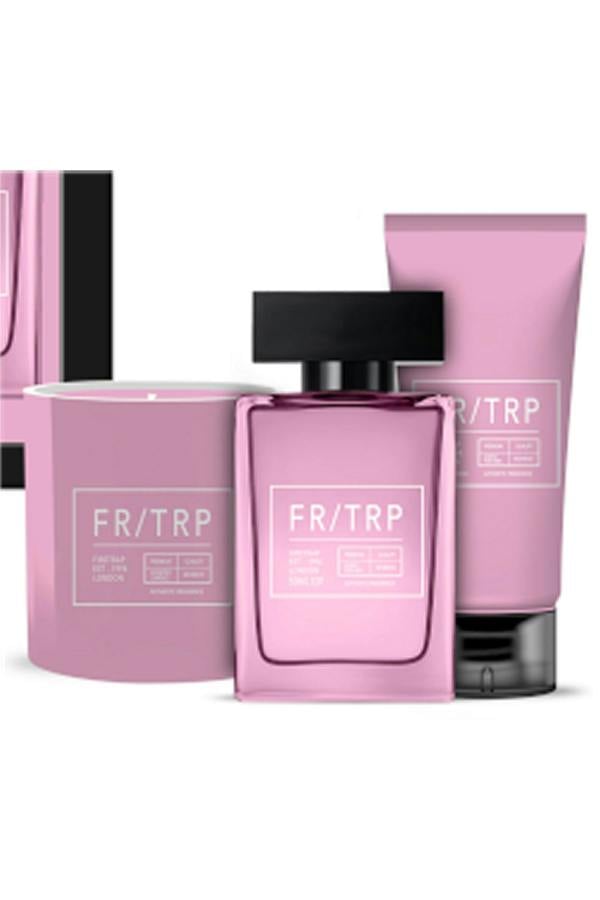 Firetrap Her Eau de Toilette Spray 50ml Body Wash 100ml, Scented Candle 160g Firetrap