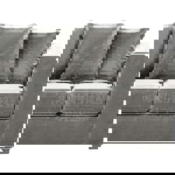 Ella Plush Velvet Fabric 2 Seater Sofa - 3