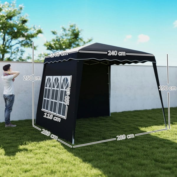 Pop up Canopy With Inclined Legs