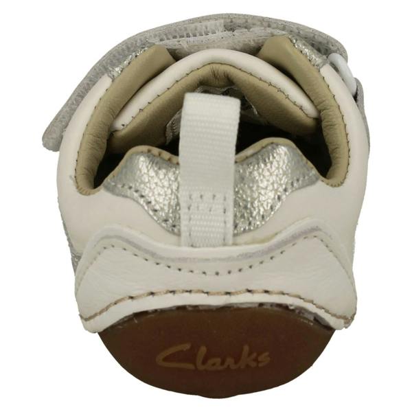 Clarks Childrens Clarks Casual Hook And Loop Strap Shoes Tiny Sky T