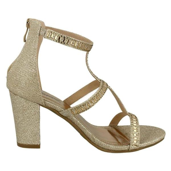 Anne Michelle Ladies Anne Michelle Diamante Sandals