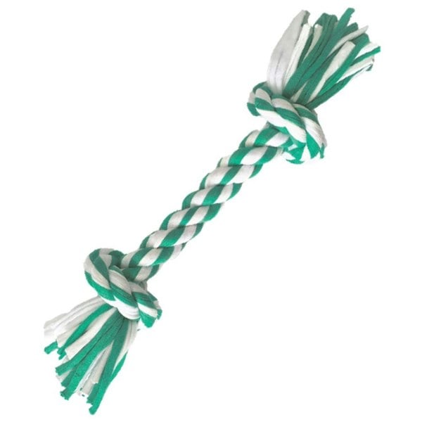 HugglePets Recycled T-Shirt 2 Knot Bone Dog Toy