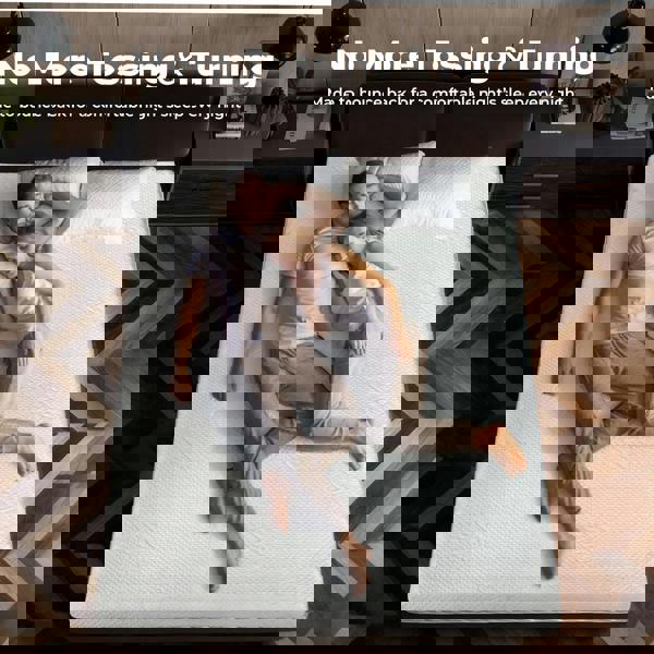 Lavio Memory Foam Mattress Topper King Bamboo Charcoal Cooling Gel 8cm Thick Washable