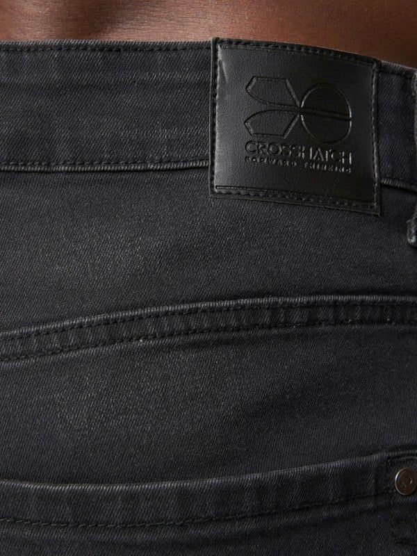 Crosshatch Svelte Slim Fit Stretch Jeans Black Wash