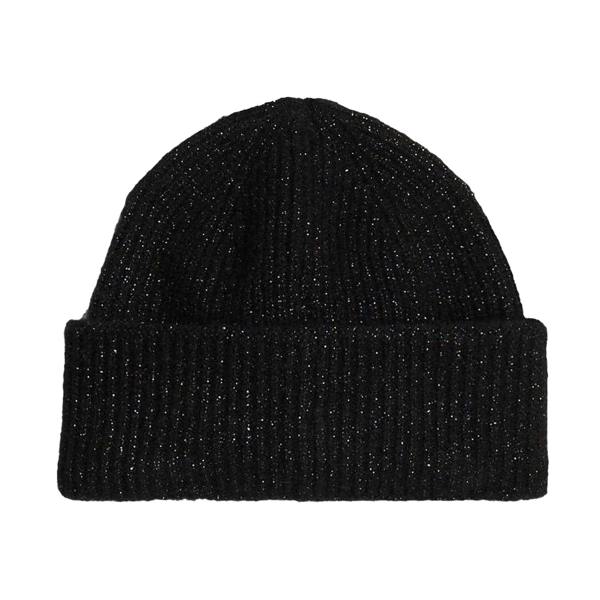 Tommy Hilfiger Womens/Ladies Sparkle Beanie - Black Metallic - 