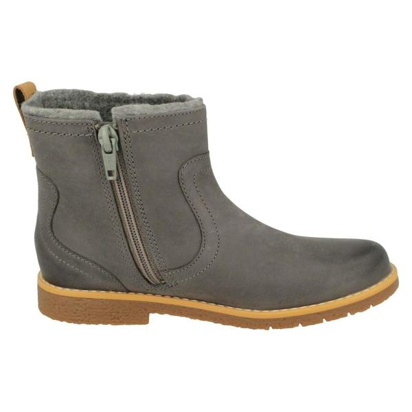 Clarks Girls Clarks Stylish Ankle Boots Comet Frost