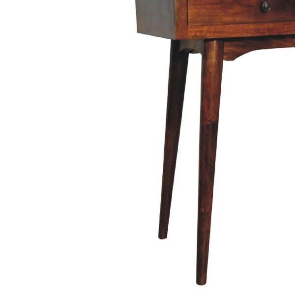 Wyld Haus Kealakekua Chestnut Mango Wood Hallway 2 Drawer Console Table