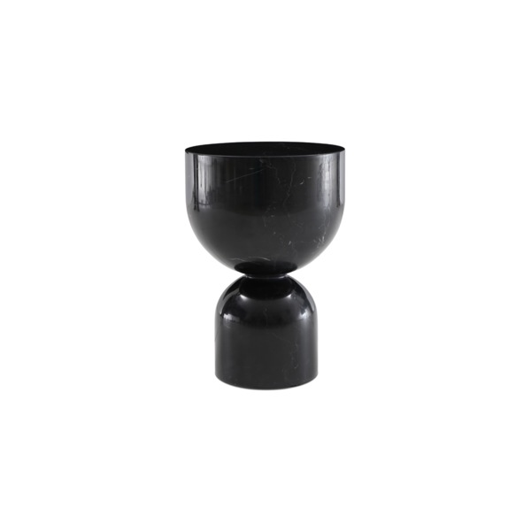 Pepper Lamp Table - Black Marble