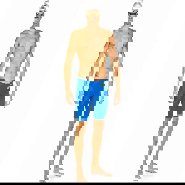 Arena Powerskin Carbon Air 2 Jammer in blue with grey accents