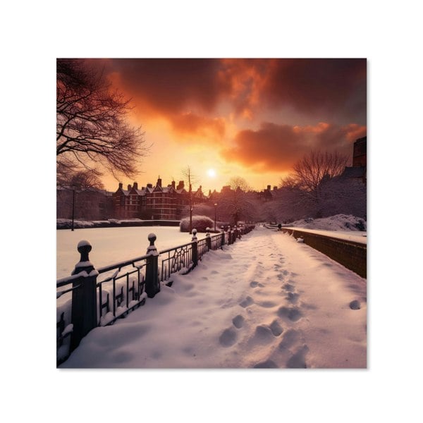 Warren Reed - Designer A Snowy Walk In London Kitchen Splashback