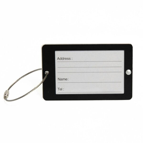 Aluminium Luggage Tags Twin Pack – Durable Travel ID Tags