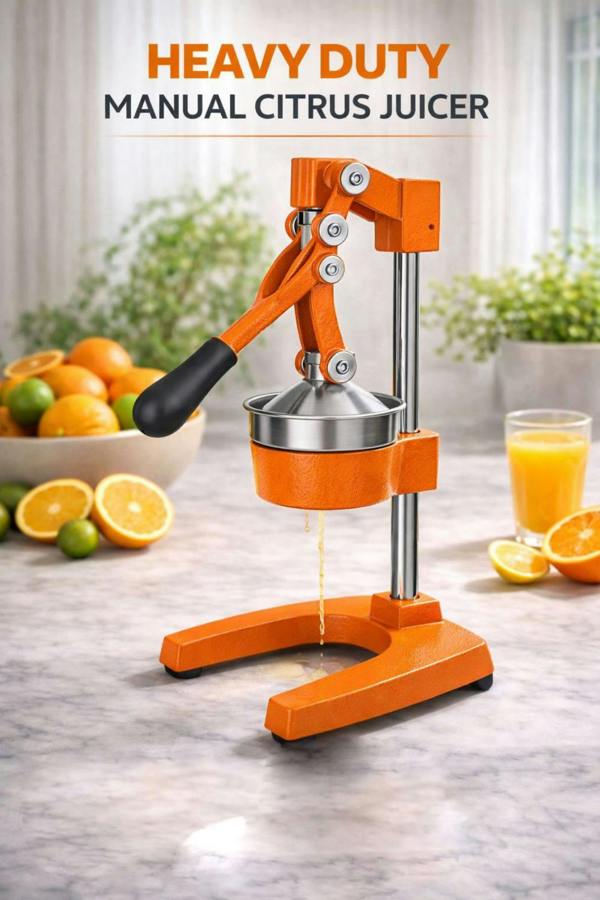 Dyzi Heavy Duty Manual Citrus Juicer Press Cast Iron Lemon Squeezer Orange