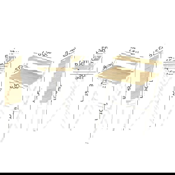 Levede Folding Computer Desk Office PC Laptop Table Compact Study Workstation