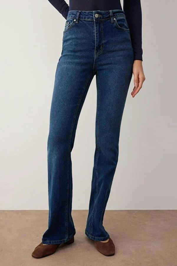 WOVCOR High Waist Comfort Flare Jeans