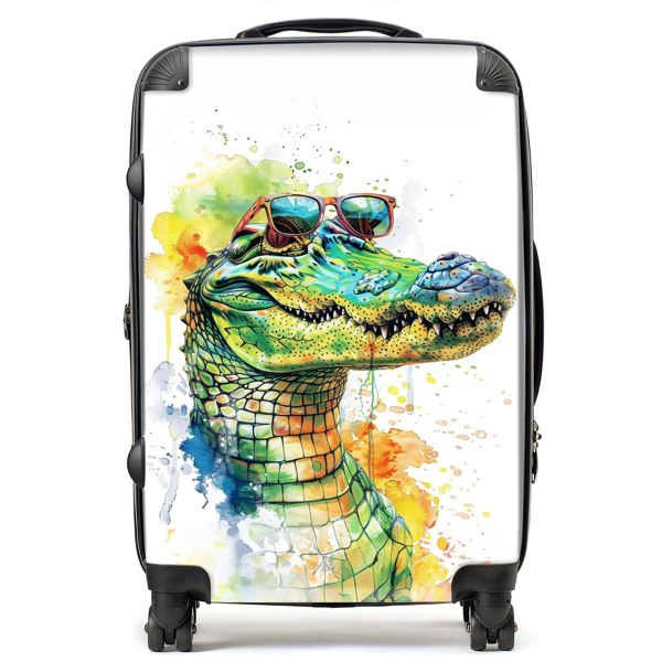 Warren Reed Cool Crocodile Suitcase