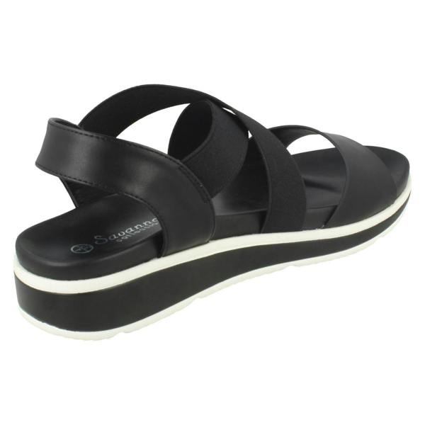 Savannah Ladies Savannah Low Wedge Sandals F10876