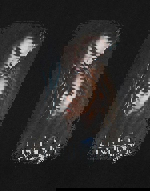 Twilight Womens Black Movie Poster Short Sleeved T-Shirt