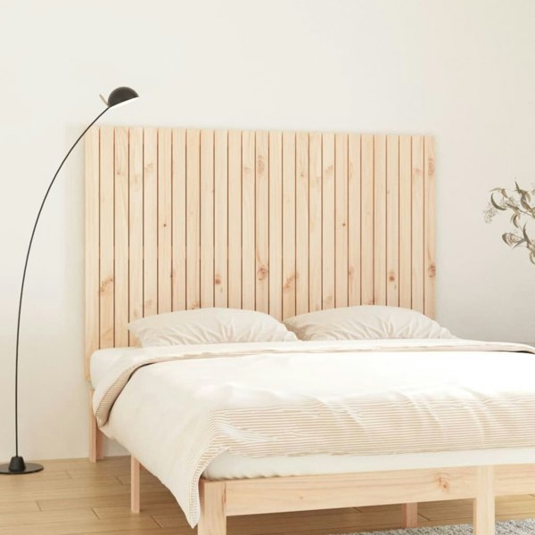 Berkfield Wall Headboard 166x3x110 cm Solid Wood Pine