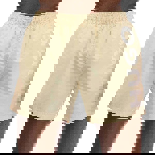 Hugo Mens Abas Logo Swim Shorts - Yellow