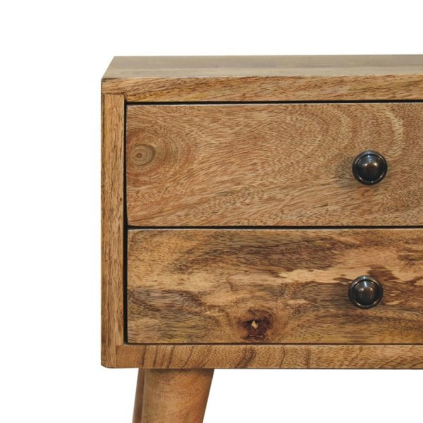 Artisan Furniture Mini Oak-ish Modern Bedside