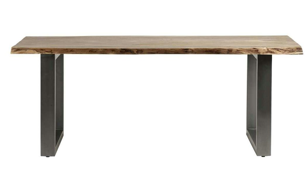 Wyld Haus Wellington 200cm 6 Seater Acacia Wood Live Edge Dining Table