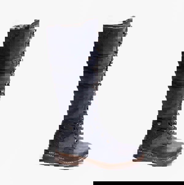 Rieker 94732-14 Womens Knee High Boots Blue