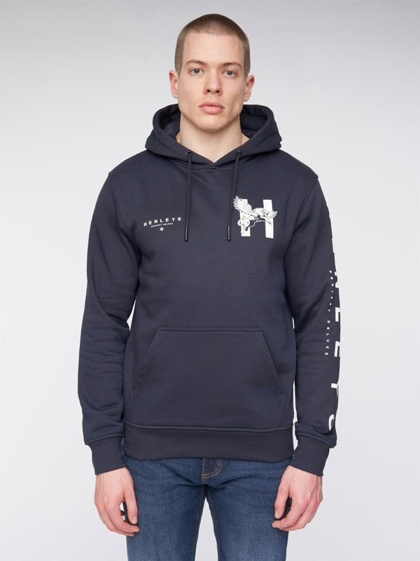 Henleys Kilhen Hoodie - Navy