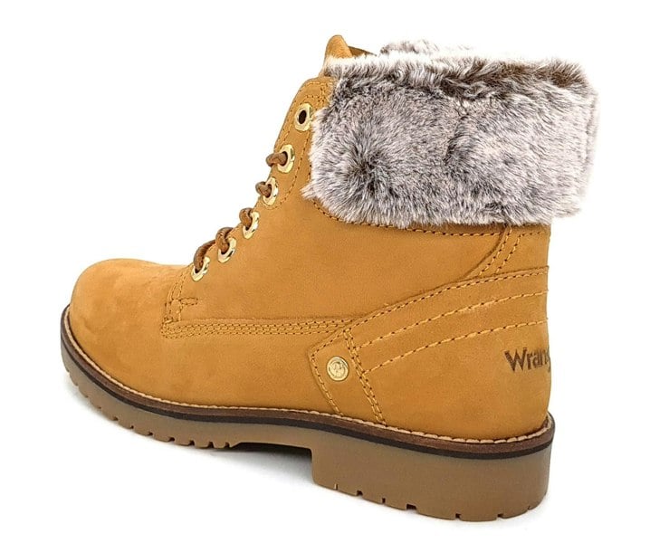 Wrangler Alaska Womens Warm Fleece Ankle Lace Boots