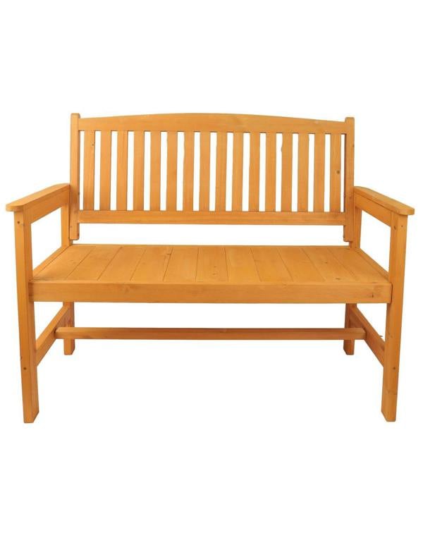 Groundlevel 2 Seater Wooden Garden Bench