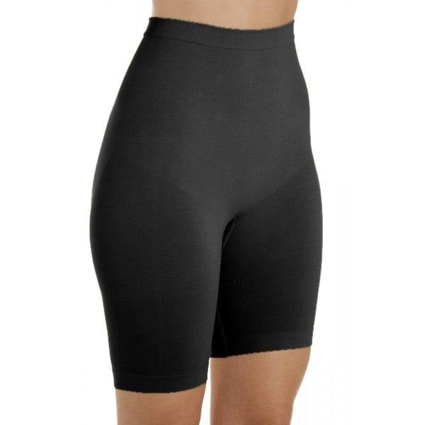 Womens Black Seamfree Shapewear Control Thigh Slimmer Support Briefs