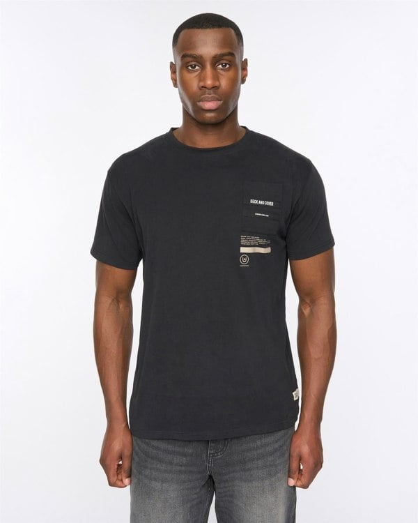 Duck and Cover Heningys T-Shirt Black