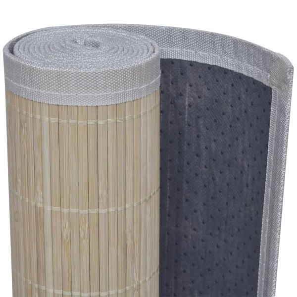 Berkfield Rectangular Natural Bamboo Rugs 4 pcs 120x180 cm