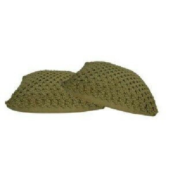 Wyld Haus Set of 2 Riomaggiore Macrame Green Cushion Covers
