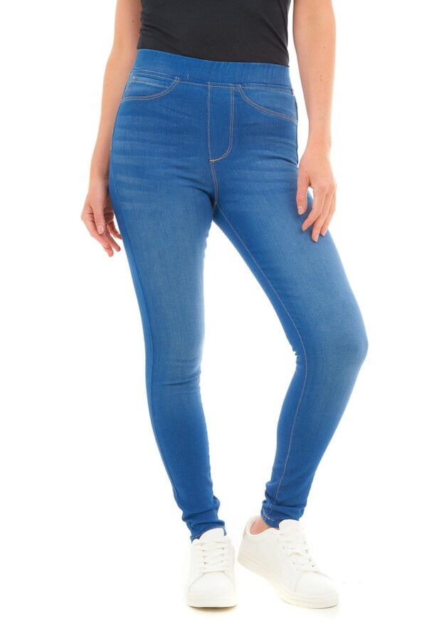 Smart Living Set of 2 Ladies Jegging - Bright Blue