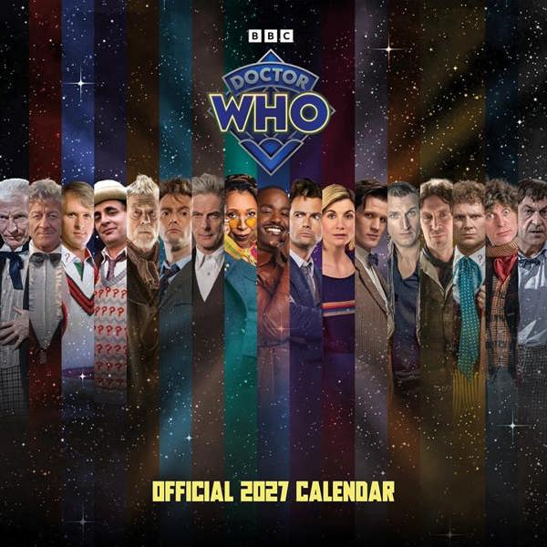 Doctor Who Classic Calendar 2027, Wall Calendars, Month To View, Entertainment, Gift