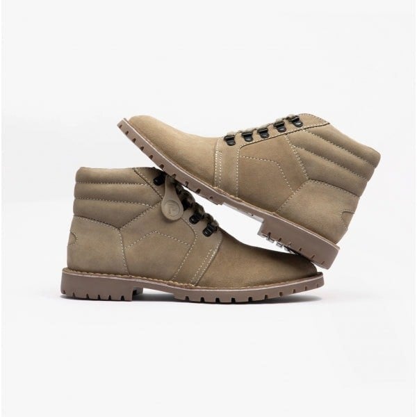 Popps TROOPER Mens Desert Boots Taupe