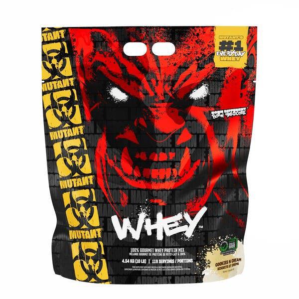 Mutant Mutant Whey, Cookies & Cream - 4540g