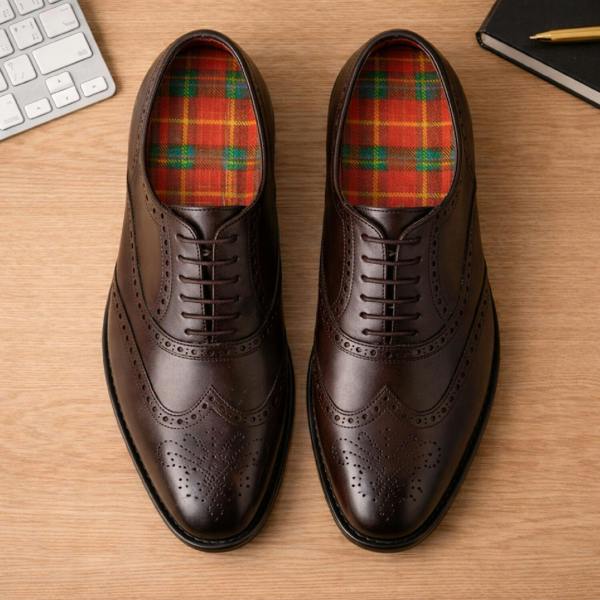 BIRCH Mens Tartan Foam Insoles - Cushioning Shoe Inserts