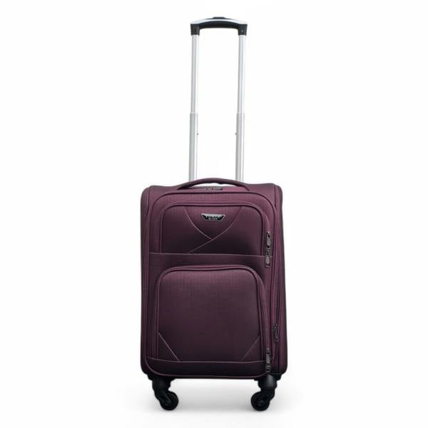 Infinity Luggage Expandable Soft Shell Cabin Suitcase 50.5 x 37 x 26 cm Luggage Suitable for Easyjet, Ryanair