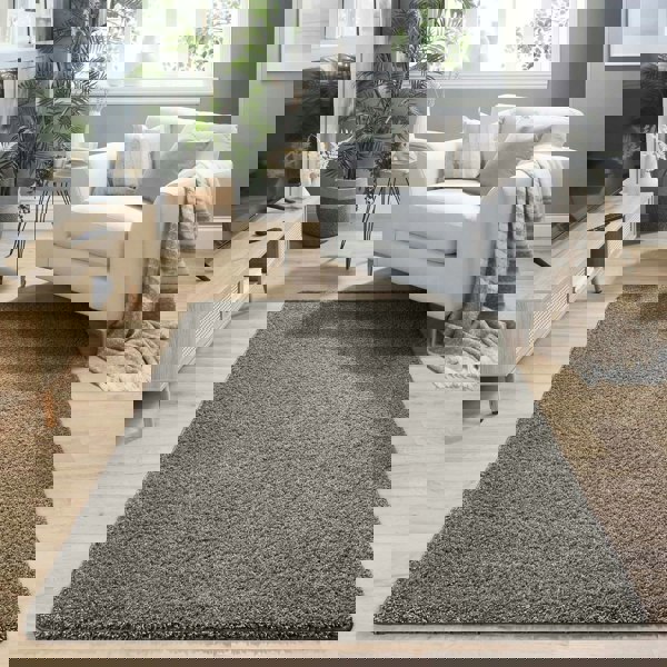 The Rugs Quality Tufted Washable Rug - Stylish Plain Design