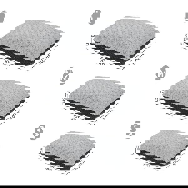 Skylos Pet Dog Bed Calming Anti Anxiety Cushion Warm Velvet Waterproof Washable